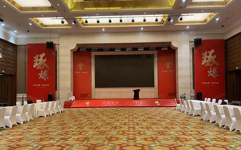 廣告物料制作會場布景舞臺搭建展位搭建舞臺燈光設備演藝音響高清LED屏